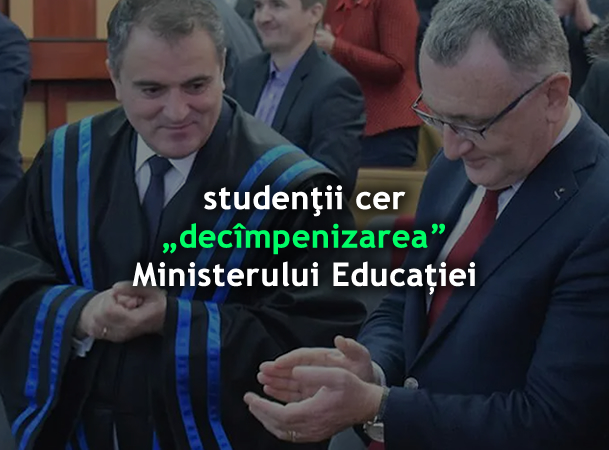 Liga Studenților solicită ministrului Ligia Deca și premierului Nicolae Ciucă să „decîmpenizeze” Ministerul Educației